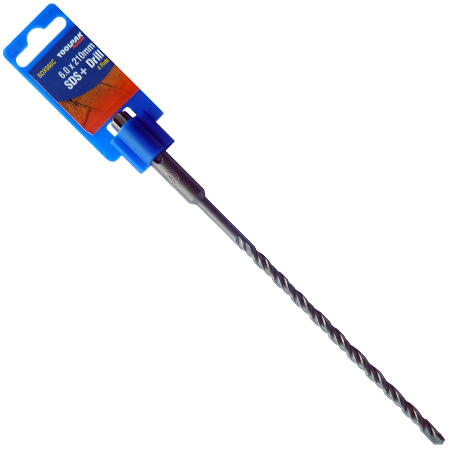 SDS Plus Masonry Drill Bit 6mm x 210mm Hammer Toolpak 